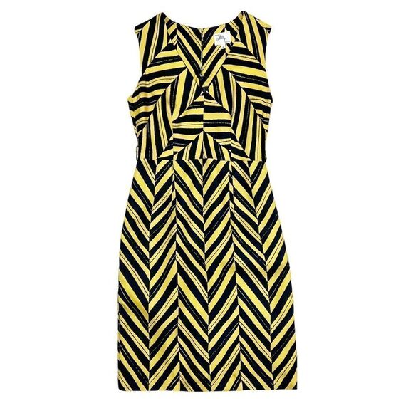 Milly Yellow Silk Dress Size 2 - Picture 1 of 7